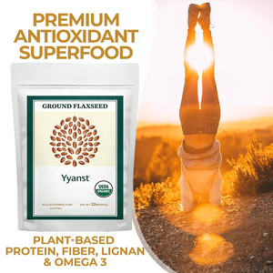 Aceite de linaza de alta calidad de marca privada para el apoyo diario de la salud, antioxidante y potenciador de la inmunidad en polvo. - Product Image 2