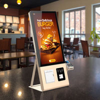 Tablette de commande pour restaurant à prix avantageux, kiosque Android 21,5 pouces avec imprimante pour commande en libre-service