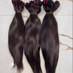 Extensiones de Cabello Indio Virgen de Doble Trama Premium, Volumen Completo, Suministro Directo del Fabricante al Mejor Precio - Product Image 1