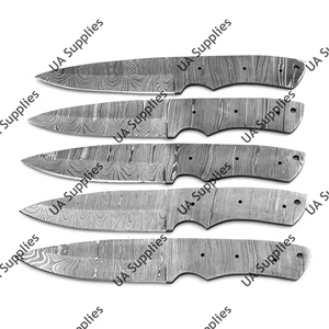 Couteau à lame fixe en acier Damas fait main, pointe tombante, pour le camping et la chasse, épaisseur personnalisable, longueur totale, fabrication de couteaux ODM - Product Image 6