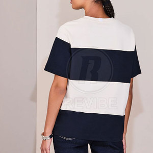 Camiseta Extra Grande Personalizada para Mujer, Informal, de Verano, de Lona, Transpirable, Ligera, Duradera, de Alta Calidad, Hecha en Pakistán - Product Image 2