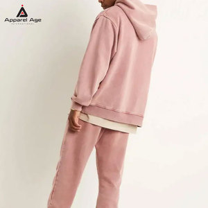 เสื้อฮู้ดดี้สีพื้นแบบย้อมสีเอซิดวอช สำหรับฤดูหนาว ผลิตจากผ้าฝ้าย 100% เป็นมิตรต่อสิ่งแวดล้อม ทนทาน แฟชั่นเสื้อผ้า ผลิตในประเทศปากีสถาน - Product Image 4