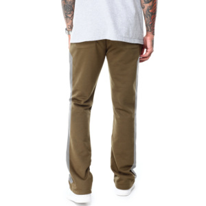 Men's <b>Brown</b> Sweatpants Elastic Waist Casual <b>Joggers</b> Polyester Cotton Mix Summer Wear Breathable Quick Dry Lightweight Button Fly - Product Image 4