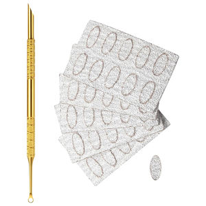 ที่ดันหนังกำพร้าเล็บสีทองไทเทเนียม ขัดเงาอย่างดี ผลิตจากเหล็กกล้าคาร์บอนสูง สำหรับกำจัดหนังกำพร้าที่ตายแล้ว - Product Image 2