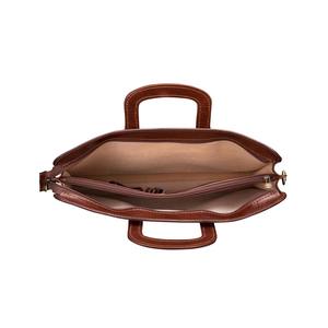 Bolsa de Trabajo Profesional de Cuero Marrón Castaño, Cosida a Mano, Resistente, para Viajes de Negocios, con Logotipo Personalizado Disponible, Proveedor Mayorista - Product Image 5