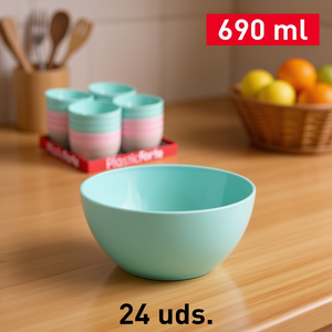 Juego de Platos y Tazones de Plástico Surt Vrm de 140 ml y 690 ml - Product Image 2