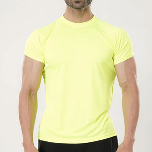 Camiseta Deportiva Personalizada para Gimnasio, Precio de Fábrica al por Mayor, Transpirable, Ajustada, 100% Poliéster, Secado Rápido - Product Image 1