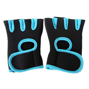 Meilleurs gants de musculation en cuir à demi-doigts, antidérapants, avec fermeture à lacets, support de poignet réglable, design personnalisé, pour la salle de sport et les sports de plein air - Product Image 3