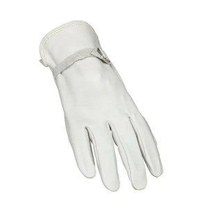 Premium Quality Cowhide Grain Leather <b>Driver</b> <b>Gloves</b> Heavy Duty Work Protection Abrasion Resistant Household Gardening <b>Gloves</b> - Product Image 5