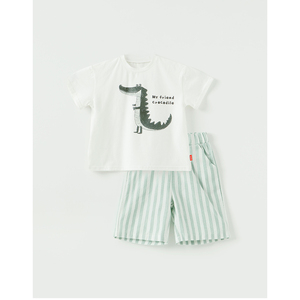 Conjunto de Ropa Casual Estilo Coreano OZKIZ para Niños de 2 a 6 Años, Diseño de Dibujos Animados de Verano, Moda Infantil al por Mayor - Product Image 1
