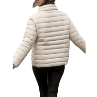 Chaqueta Ligera de Invierno para Exteriores con Cuello Alto, Cortavientos, Aislante Térmico, Plegable, para el Día a Día, Informal y Versátil
