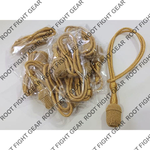 Noeud d'épée fabriqué à la main cordon de style or conception de gland fin pour l'équipement de défense personnelle Regalia Performances Cosplay robes - Product Image 6