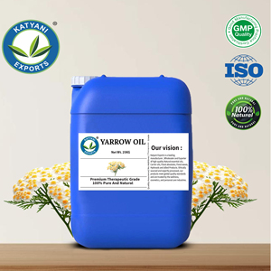Aceite Esencial de Yarrow (Achillea Millefolium) 100% Puro y Natural, Aceite Herbal de Flores Destilado al Vapor - Katyani Exports Madhya Pradesh - Product Image 4
