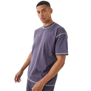 Ensemble short et t-shirt décontracté pour homme, personnalisable, respirant, de haute qualité, style streetwear, OEM ODM, collection été Oo Ord - Product Image 3