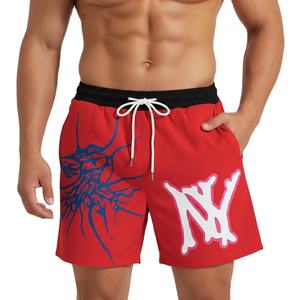 Pantalones Cortos Deportivos Personalizados para Hombre, Cintura Media, 100% Algodón, Secado Rápido, Transpirables, Elásticos, Impresión Digital, para Entrenamiento de MMA, Uso Casual, OEM - Product Image 1