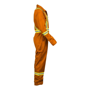 Combinaisons réfléchissantes à étiquette privée avec panneaux haute visibilité, production en usine pour les marques de vêtements de travail, les détaillants et les grossistes - Product Image 4