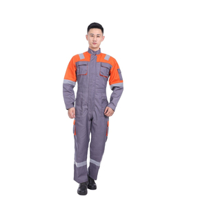 Breathable Cotton New Wholesale High Quality Safety <b>Overall</b> Workwear Uniforms Sets Top Selling Comfortable Unisex Hi Vis ANSI - Product Image 2