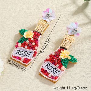 Collar de cuentas hecho a mano con cuentas de rocío y perlas en forma de flor para mujer, ideal para fiestas, de MULTI CRAFT - Product Image 6