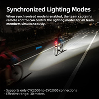 SoRider Lumière vélo haute luminosité 2000 Lumens Vélo multifonction rechargeable SoRider Route VTT Vélo Feux avant