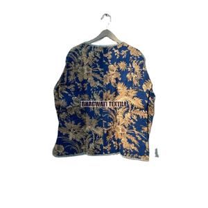 แจ็กเก็ตผ้าฝ้ายบุนวมสำหรับผู้หญิง, เสื้อแจ็คเก็ตผ้าฝ้ายสไตล์โบฮีเมียนปักกระดุมเสื้อโค้ทระบายอากาศได้ของขวัญวันหยุดสำหรับเธอ - Product Image 2