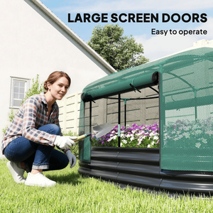 Kit per Aiuola Rialzata Zincata con Rete per una Protezione Avanzata del Giardino - Product Image 3