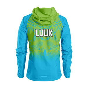 Veste coupe-vent en nylon sublimé de qualité supérieure, personnalisée, à capuche, imperméable, pour la course à pied, l'entraînement, les sports de plein air, fabricant - Product Image 6