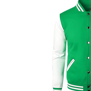 Chaqueta Letterman Casual para Hombre con Diseño de Logotipo Personalizado 2026, Algodón/Lana de Alta Calidad, Cuello Alto, Logotipo Frontal, Transpirable, Invierno - Product Image 2