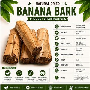 High Quality Natural Dried Banana Bark Pack Of 10 For Aquarium Shrimp Fish Tank - Product Image 6
