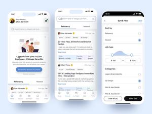 Aplicación de mercado de talentos libres que conecta a clientes con freelancers para publicación de trabajos, ofertas, mensajería, pagos y reseñas. - Product Image 3