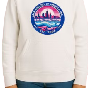 เสื้อฮู้ดปักลายสีขาวสำหรับผู้ชาย แขนยาว สวมใส่สบาย สไตล์ลำลอง เหมาะกับทุกวัน เสื้อผ้าแนวสตรีทแวร์ - Product Image 6