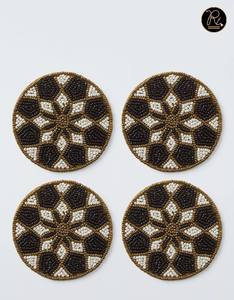 Posavasos Elegantes con Cuentas, Protección de Mesa con Estilo, Antideslizantes, Ideales para Mesa de Comedor, Cocina, Bar o Decoración de Sala de Estar - Product Image 4