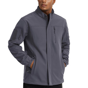 Chaqueta con capucha de softshell impermeable para hombre, cortavientos de forro polar para senderismo y camping, abrigo de invierno a prueba de viento con cremallera. - Product Image 3