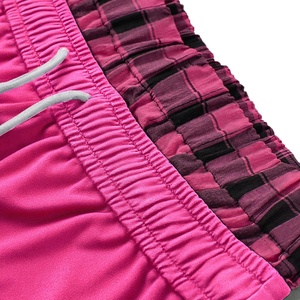 Pantalones de chándal de pierna ancha holgados ligeros con patrón recto personalizado para hombre tejidos con cordón en la cintura-estilo Hip Hop Street - Product Image 3