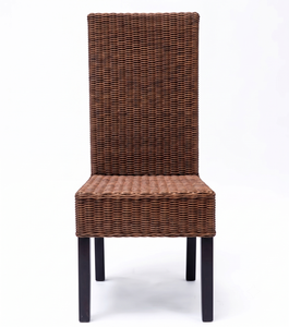 Wholesale Natural Rattan <b>Dining</b> <b>Chair</b> Modern High Back Wicker <b>Chairs</b> For Restaurant Hotel Home Furniture Handwoven Side <b>Chair</b> - Product Image 5