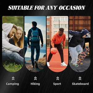 Capa de peso medio The Explorer — Forro polar de algodón transpirable para todas las estaciones con capucha de doble tejido resistente al viento - Product Image 2