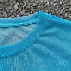 T-shirt en maille transparente pour homme, 100 % polyester, manches longues, haut en maille transparente pour homme, vêtements de plage d'été, t-shirts en maille transparente pour homme - Product Image 5