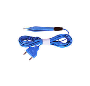 Forceps bipolaires à usage unique, avec câble de 5 m, connecteur à 2 broches, stériles, modèle droit, longueur 200 mm - Product Image 2