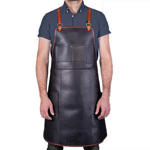 Nuevo delantal de cuero de diseño personalizado, delantal de cuero resistente, delantal de carnicero, precio bajo - Product Image 4