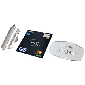 Plaques de façade en plastique imperméables personnalisables avec étiquette métallique Étiquettes d'emballage haut de gamme - Product Image 3