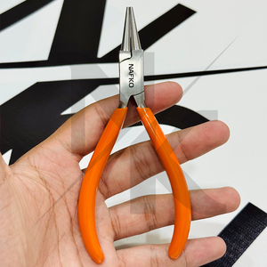 Wholesale Heavy Duty Jewelry Making Round Nose Pliers Stainless Steel Precision <b>Wire</b> Looping Pliers Jewelry <b>Craft</b> Repair Tool - Product Image 5