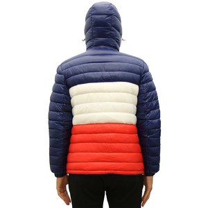 Chaqueta de Plumón con Capucha para Hombre, Diseño Único, Bloques de Color, Manga Larga, Corte Regular, Acolchada de Poliéster - Product Image 2