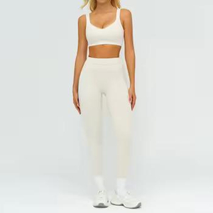 Women Yoga <b>Set</b> Gradient Color Plus Size Fitness Activewear Drawstring Waist Breathable Workout <b>Set</b> - Product Image 1