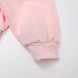 Patrón personalizado de las mujeres de gran tamaño pulóver sudadera bordado letra de impresión de peso pesado francés Terry algodón Sudadera con capucha cuello con cremallera - Product Image 4