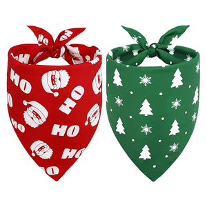 Vente en gros : Bandana carré pour animaux de compagnie en 100 % coton, motif imprimé triangulaire, col personnalisable, design tendance été, logo personnalisable - Product Image 4