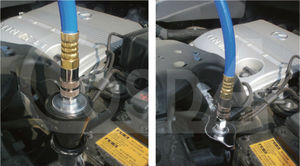 Kit de test de pression du système de refroidissement 35 pièces testeur de fuite de radiateur automobile et ensemble de recharge de vide de liquide de refroidissement outils d'atelier automobile - Product Image 3