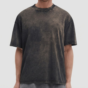 T-shirts pour hommes effet délavé, haute qualité, prix raisonnable, design personnalisé, pour activités de plein air - Produit très demandé - Product Image 1