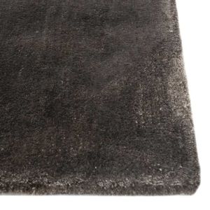 OEM Luxury Viscose silk Plain Area <b>Rug</b> Hand Loom Brown Carpet Cut Pile Plain Luxury Washable Non-Slip Medium Pile High Quality - Product Image 4