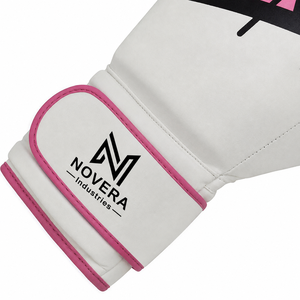 Guantes de Boxeo de Cuero Impermeables con Colores y Logotipos Personalizables - Alta Calidad, Transpirables y Duraderos para Gimnasio/Boxeo - Product Image 6