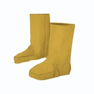 Protège-chaussures de soudage en cuir de vachette, résistants au feu, couvre-bottes de protection, protège-jambes pour travaux de soudage - Product Image 1