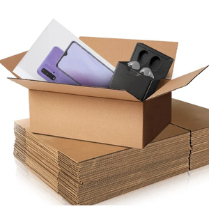 OEM/ODM Custom Sturdy Kraft Paper Corrugated Shipping Carton Box 29*19*5 Inches <b>for</b> Wholesale Clothes/Shoes <b>Gift</b> Packaging - Product Image 2
